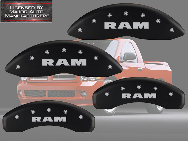 20112015 Dodge "Ram" 1500 Front + Rear Matte Black MGP Brake Disc