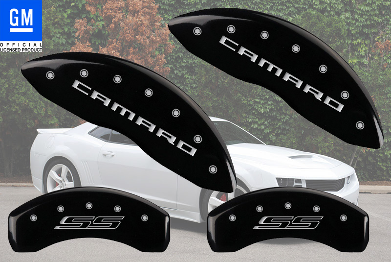 Black 20102015 Chevy "Camaro SS" Front + Rear MGP Brake Disc Caliper