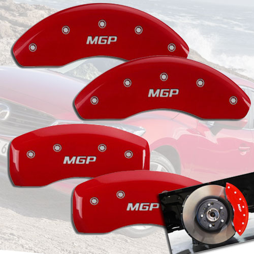 20062016 Mazda MX5 Miata Front + Rear Red "MGP" Brake Disc Caliper