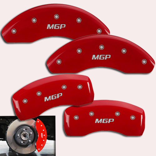 20132015 Mazda CX5 Front + Rear Red "MGP" Brake Disc Caliper Covers
