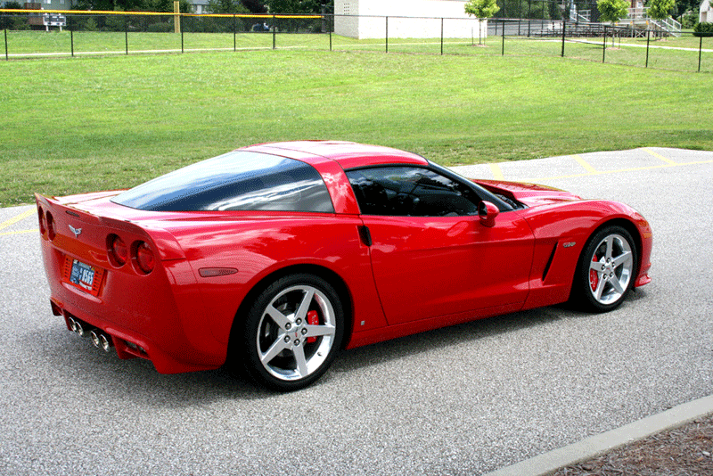 20052013 Chevy Corvette C6 Z51 Front Rear MGP Brake Caliper Covers Red No Bolts eBay