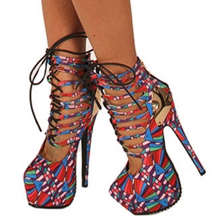 Red Kiss Mary Jane Kiss Mint Pumps