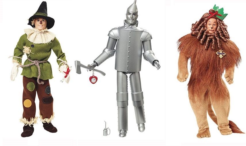 75th Anniversary LION SCARECROW TIN MAN Wizard of Oz WOZ Barbie Dolls eBay