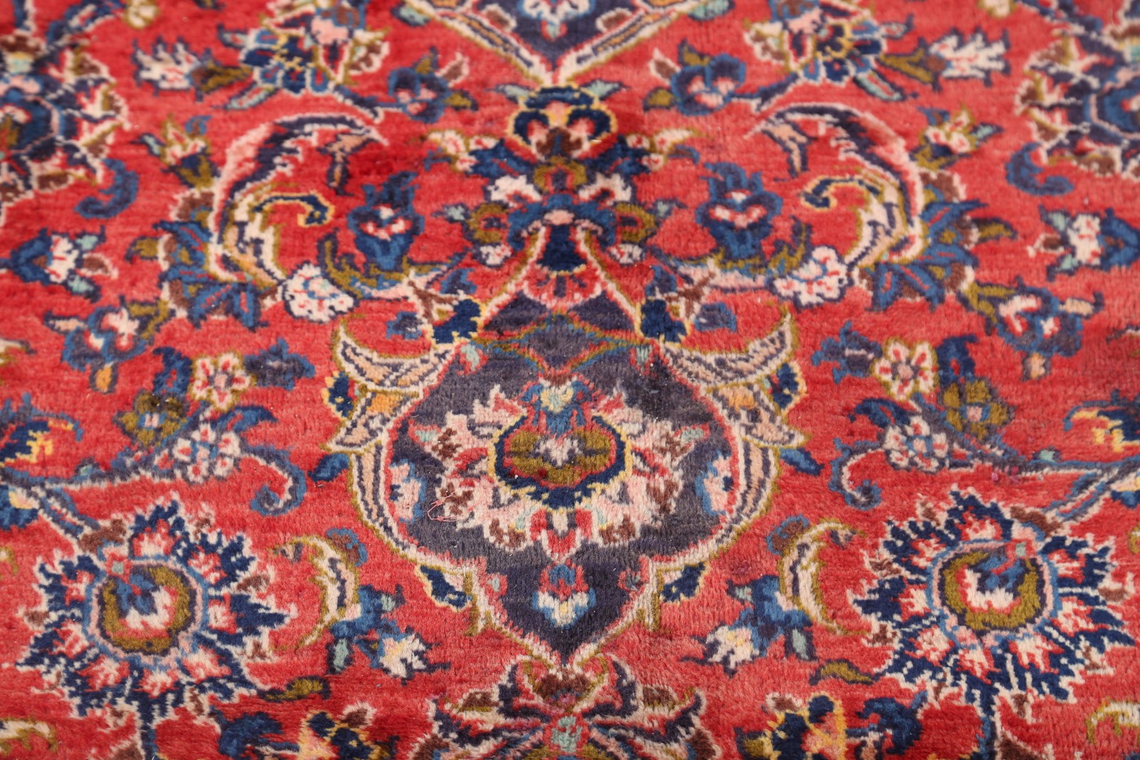 CLEARANCE 9X12 Mashad Persian Area Rug Wool Oriental Carpet 12' 6" x 9