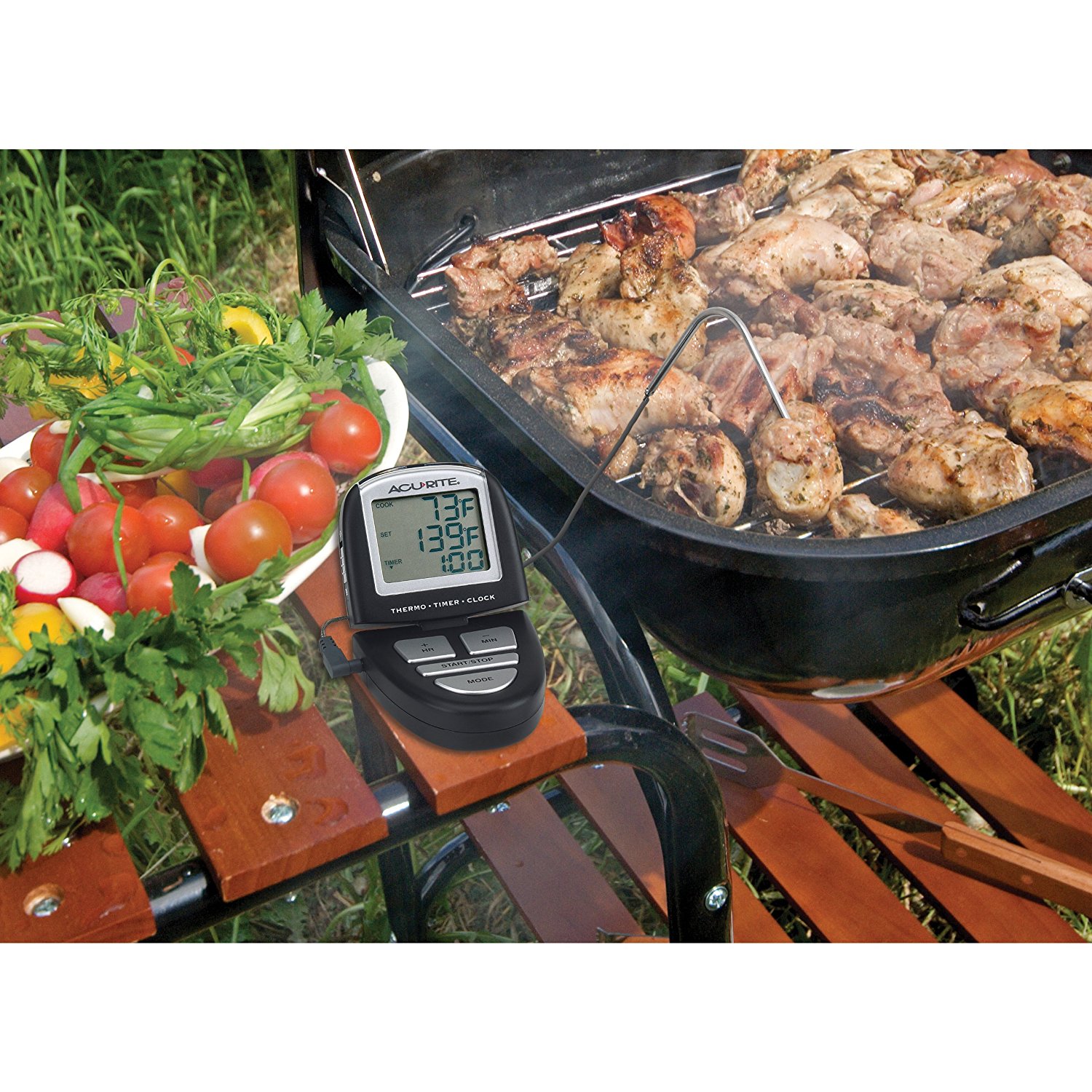 AcuRite Programmable Digital Grill Thermometer/Timer , 0648SB , dtmdirect