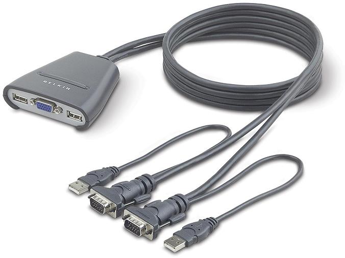 belkin kvm 2 port switch manual