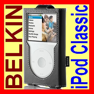 BELKIN Leather Sleeve Case for 6G iPOD Classic 60 80GB 