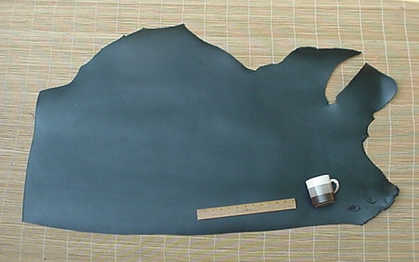 BLACK LEATHER PIECE 8/9 oz Heavy Weight 7 SF #B1181