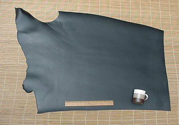 BLACK LEATHER PIECE 8/9 oz Heavy Weight 7 SF #B1209