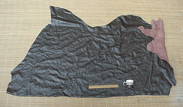 A-1 UPHOLSTERY LEATHER DARK CHOC BROWN 17 SF #U571