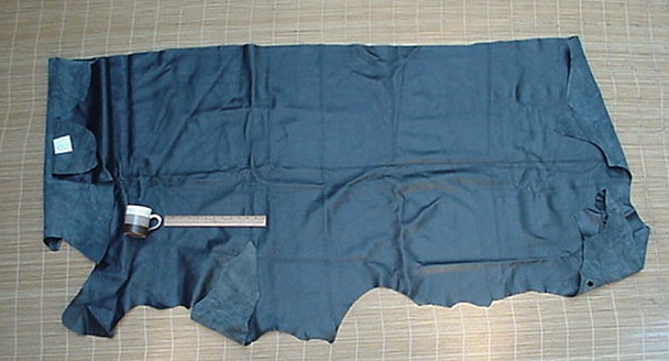 A-1 UPHOLSTERY LEATHER COWHIDE BLACK 20 SF #U576