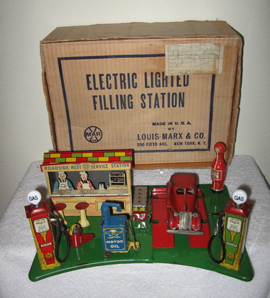 MARX ROADSIDE REST SERVICE STATION  - EXCEL/BOX