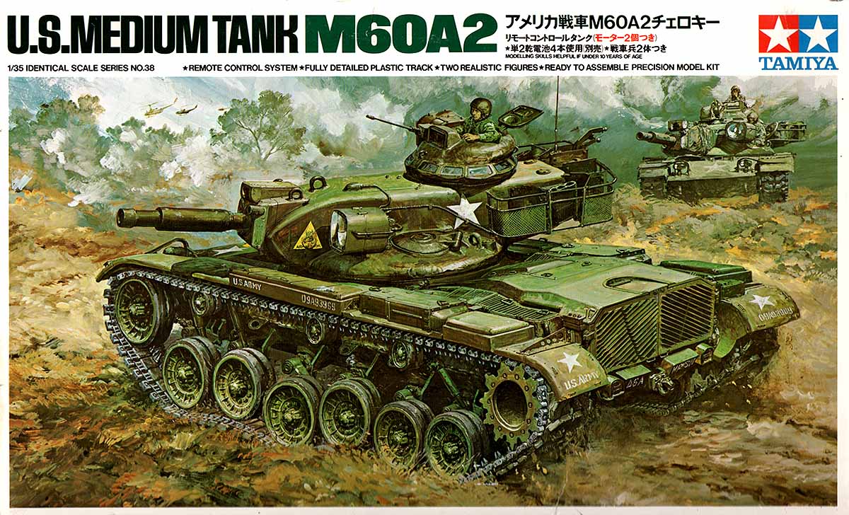 Tamiya 30238 Motorized Remote Control 1/35 M60A2 U.S. MEDIUM TANK