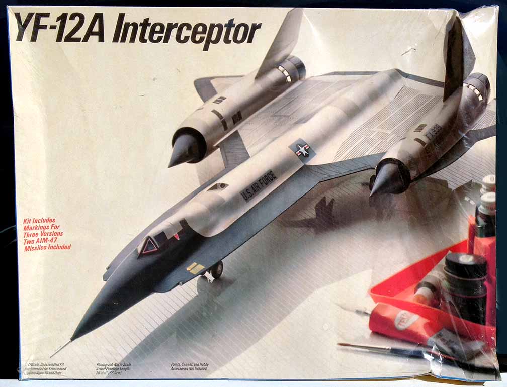 SEALED TESTORS Italeri 588 1/48 LOCKHEED YF12A INTERCEPTOR Model Kit