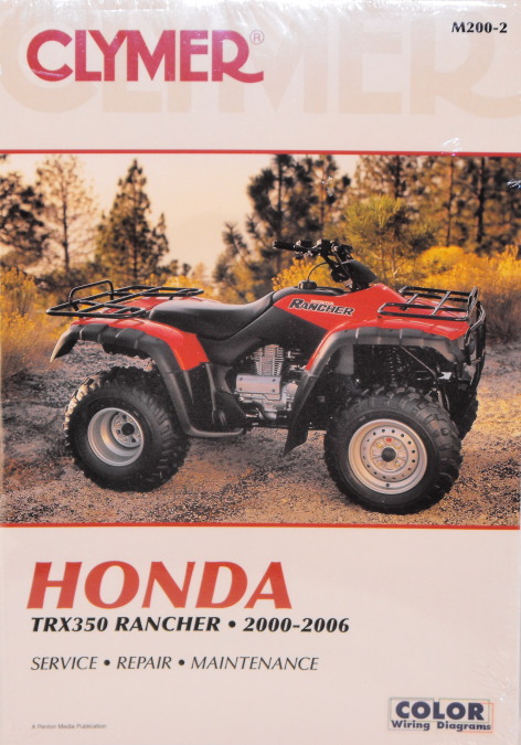 Honda rancher trx350 manual #7