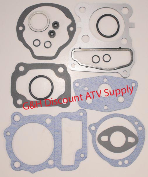 Honda atv trx 125 fourtrax engine motor top rebuild kit #4