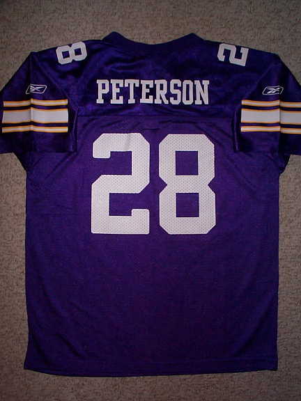 Vikings ADRIAN PETERSON nfl Jersey YOUTH KIDS BOYS m