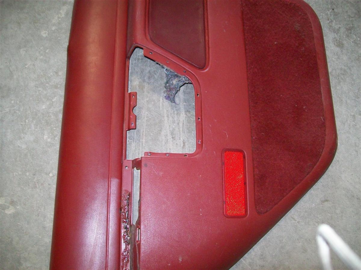 91-94 ? 91 Ford Explorer 4d Lh Rear Interior Door Panel 