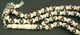 PRAYER WORRY BEADS BUFFALO BONE DARK AMBER AND STERLING
