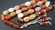 PRAYER BEADS TESBIH KOMBOLOI FACETED BANDED AGATE