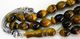 PRAYER WORRY BEADS SUBHA OVAL TIGER EYE & STERLING
