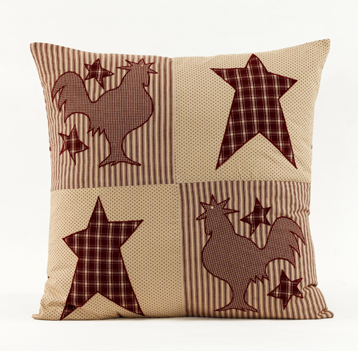 Cheston Euro Fabric Rooster Sham 26"x 26"
