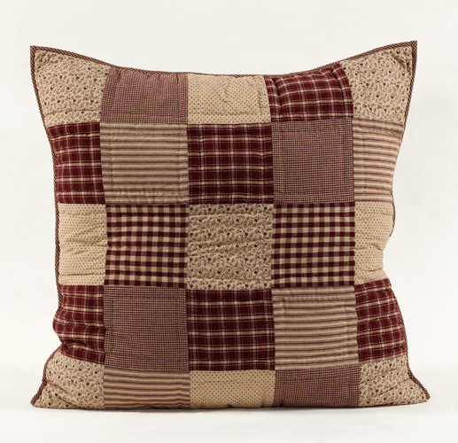 Cheston Euro Fabric Patch Sham 26"x 26"