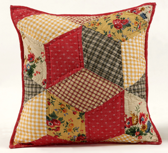 Constance Patch Pillow 16" X 16"