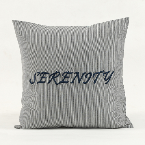 Serenity Applique Serenity Pillow 16" X 16"