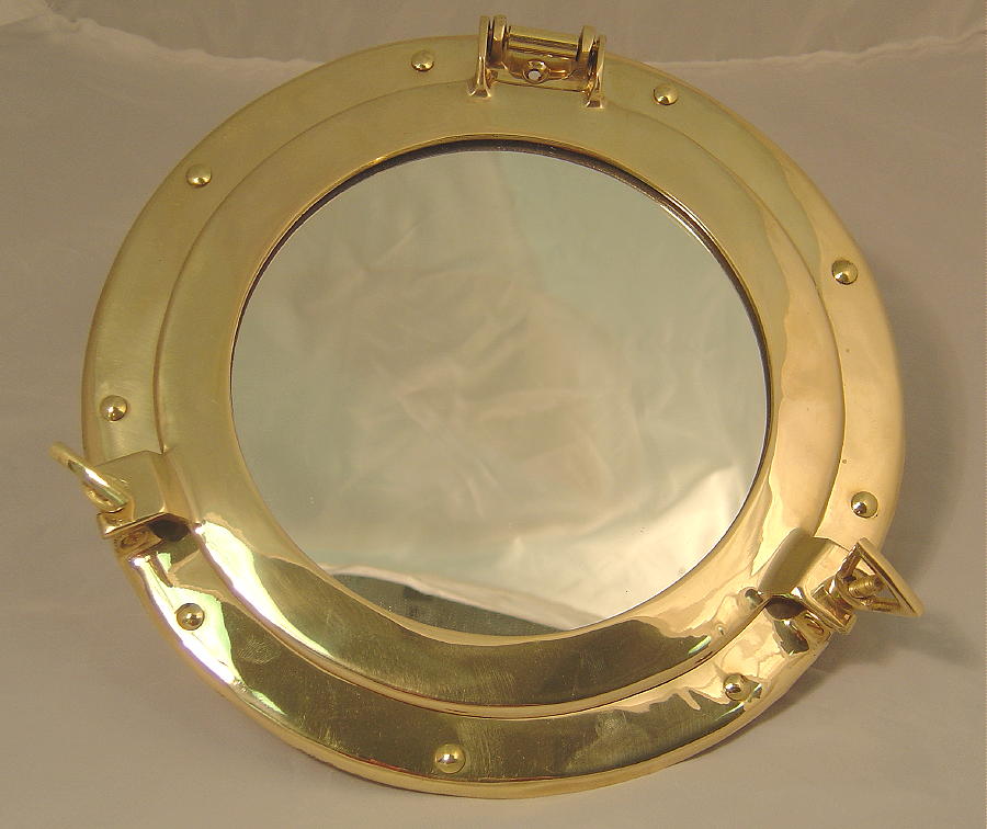 Ship Port Hole  Mirror 11" Free Ship APPM506