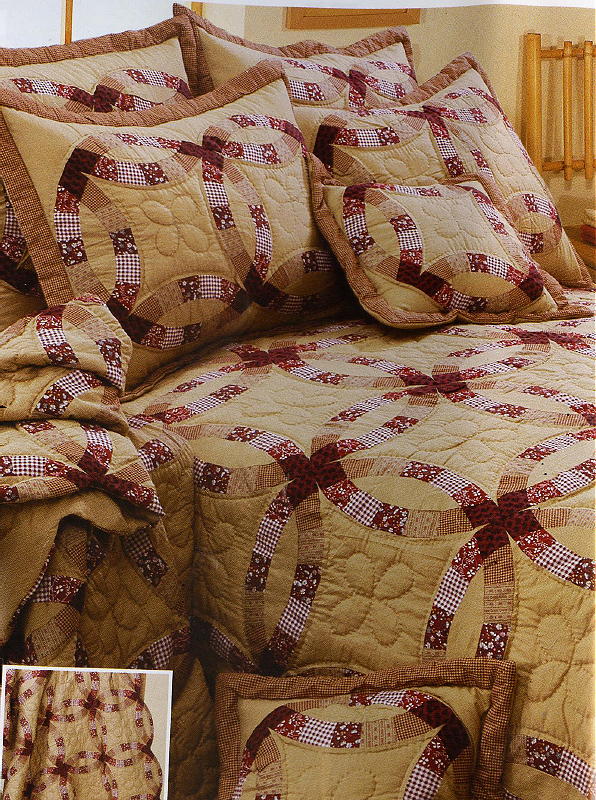 Rustic Ring Quilt - 2 Shams Only