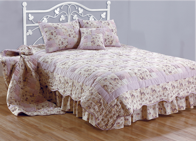 Lavender Frost Quilt Matching Standard Sham - 2 Shams