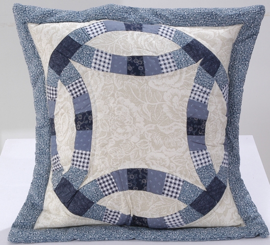 Dover Ring Quilted Pillow 16" x 16"