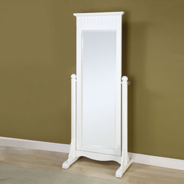 Color Story Pure White Cheval Mirror - 270-230