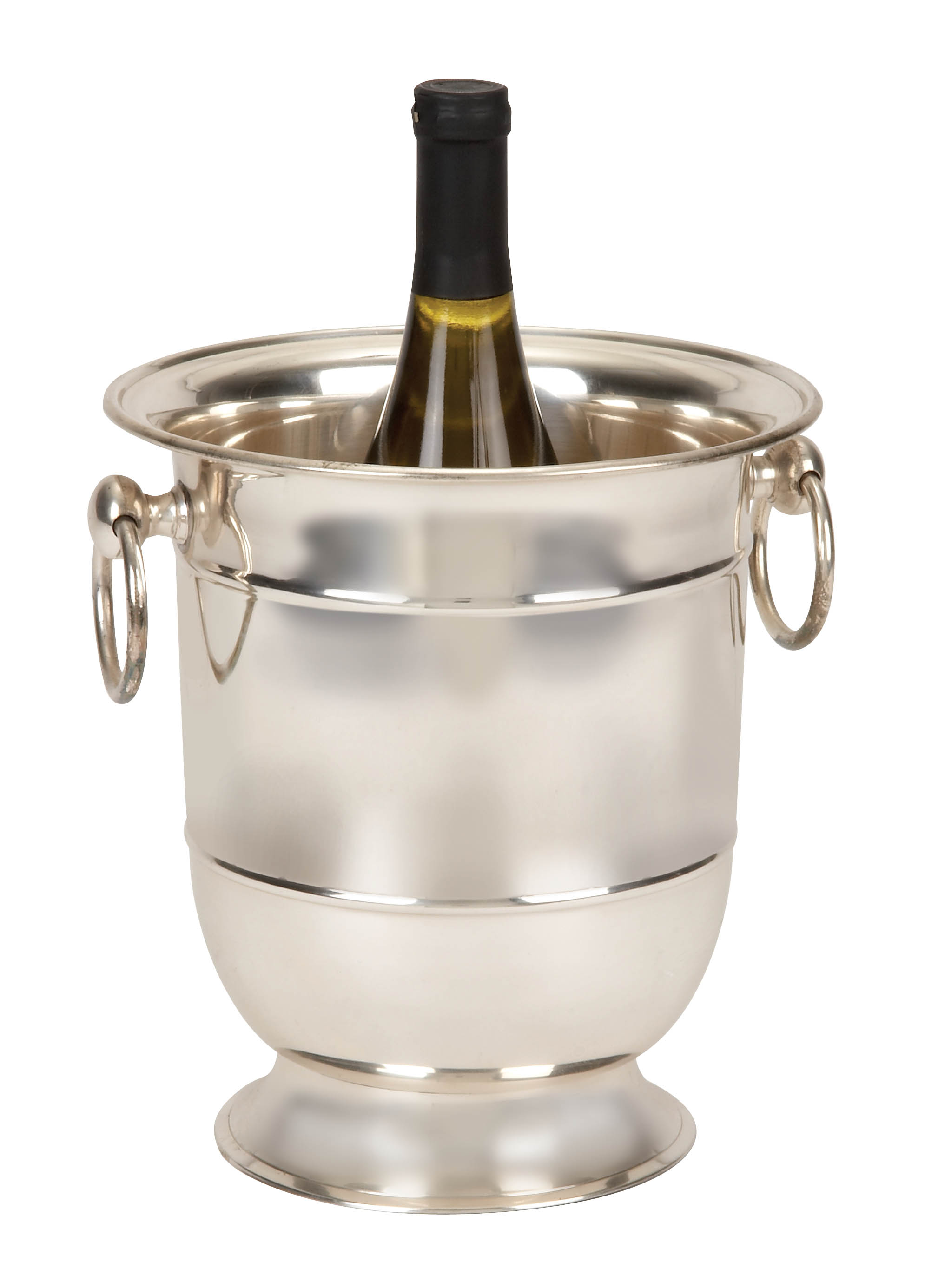 30574 - S/STEEL WINE COOLER 9"H, 9"W