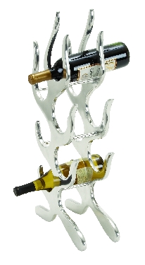30759 - Metal Wine Rack 6 Wine Bottle Holder.
