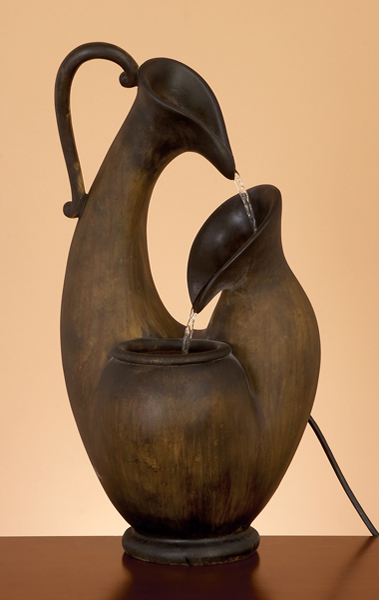 Java Jug Water Fountain With Bowl Indoor Waterfall