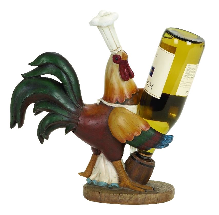 Rooster Chef Wine Bottle Holder 13"x12".