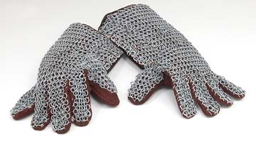 Chain Mall Steel Gauntlet Hand Gloves Medieval Armour