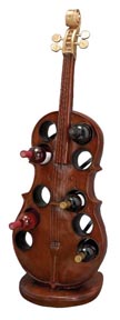 49719 - Guitar Jam Wine Rack Bottle Holder Barware New