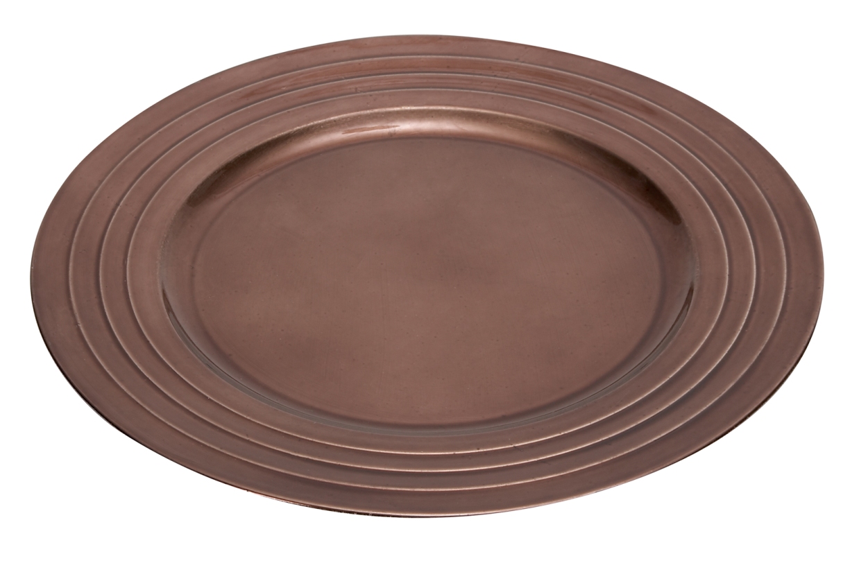 Melamine Lot of 24  Brown Charger 13" Dia