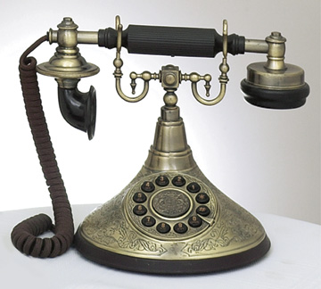 Nostalgic Die Cast Telephone Rotary Dial Working Phone