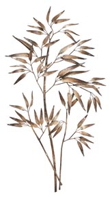 68007 - Leaf Barcelona Metal Wall Art Decor Sculpture