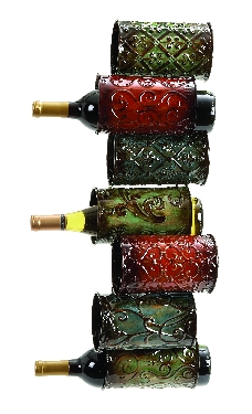 68149 - Metal Wall Wine Rack 8x25.