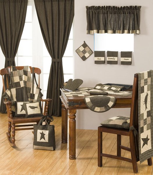 Kettle Grove Cotton Drapes 40"x84" Set / 2