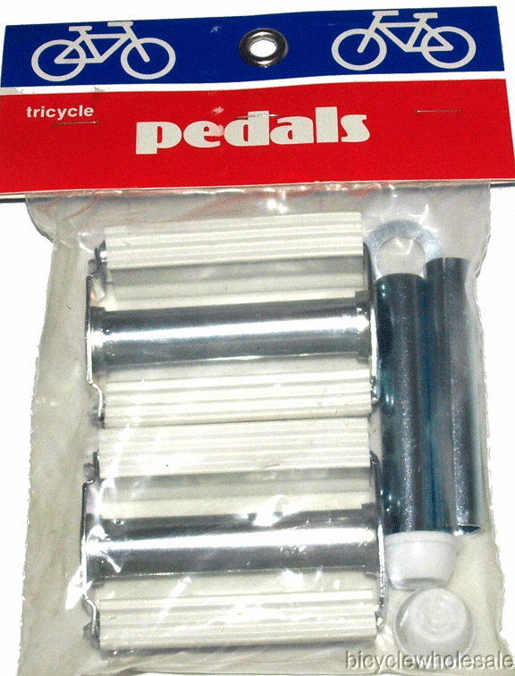 Wald Tricycle Pedals / Trike Replacement Pedals White eBay