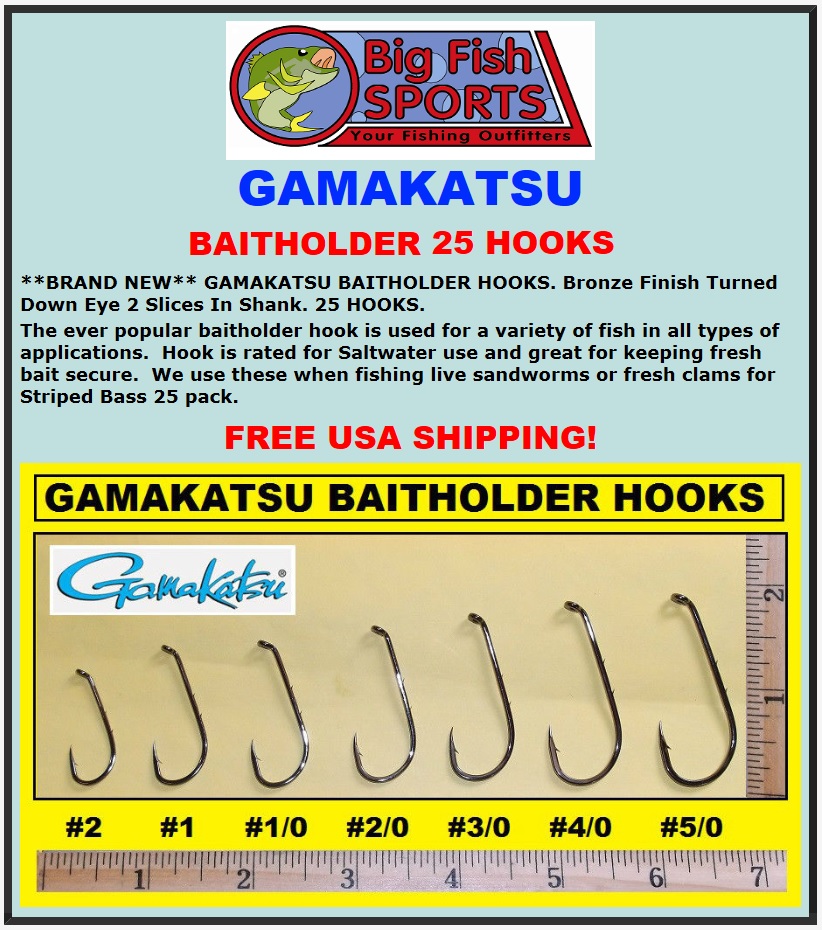 GAMAKATSU BAITHOLDER 054 25 HOOKS