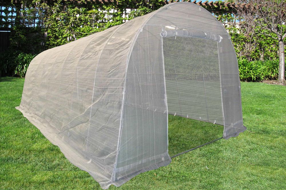 Green Garden House Walk In Greenhouse 26x12 Mesh Cover