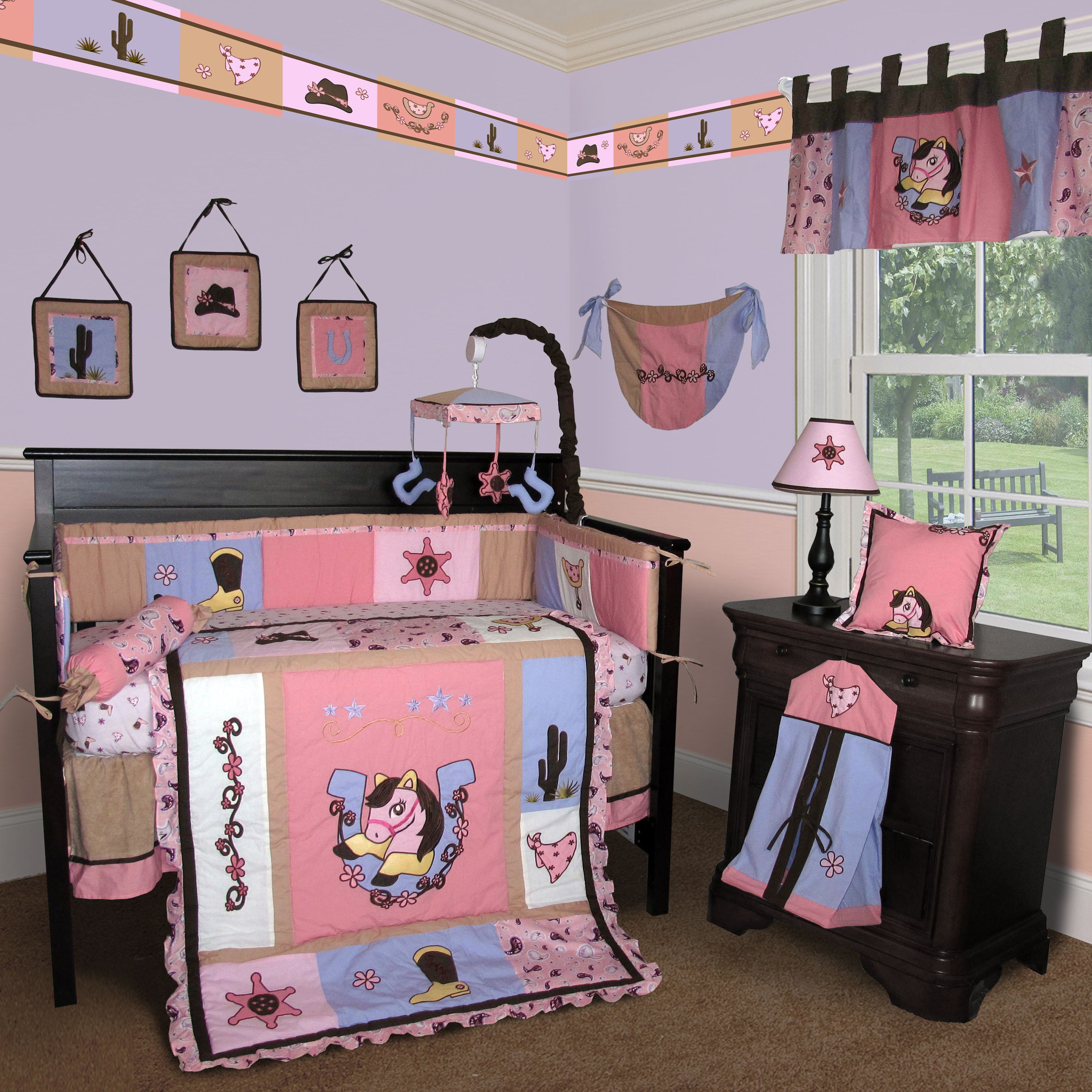 Wall Border For Western Cowgirl Baby Bedding Set By Sisi ...