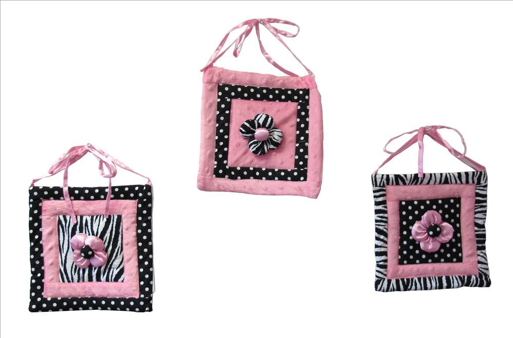 Baby Boutique Pink Minky Zebra 13 pcs Crib Nursery Bedding Set eBay